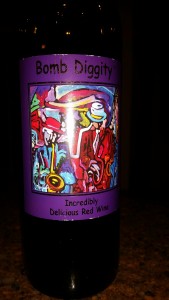 Toogood Winery Bomb Diggity Wine label