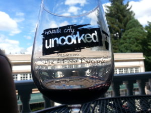 Nevada City Uncorked Wine Glass