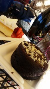 Naggiar Winery Desert Wine Cheese Cake Lava Cake