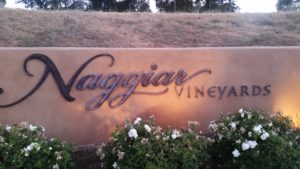 Naggiar Vineyards Welcome Sign