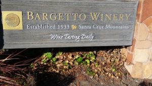 Bargetto Winery Welcome Sign