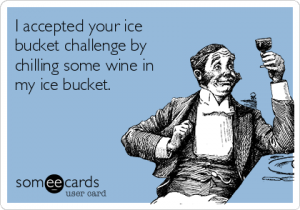 Wine Ice Bucket Challenge