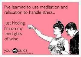 Wine vs meditation  