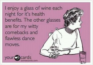 Wine for health witty comebacks  