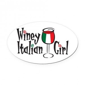 Winey Italian Girl    